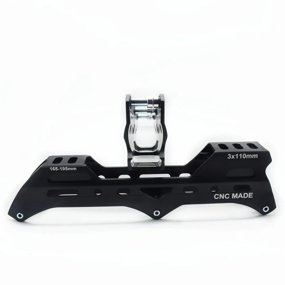 

Customization Inline Speed Skates Chassis Unbalanced Speed Race Flexible Skates Base 3 Wheels 110mm