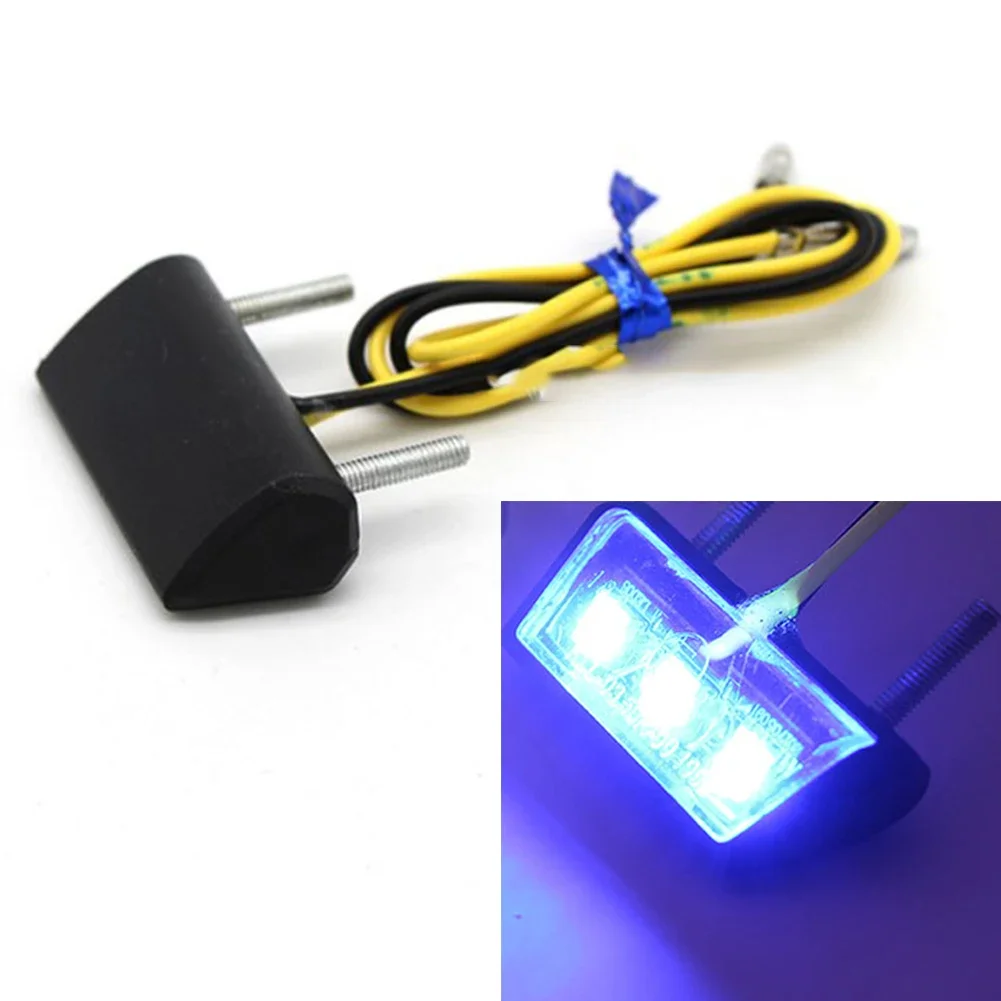 

12V Mini Motorcycle LED License Plate Light Motorbike LED Rear Tail Number Light 2024 Hot Sale Brand New And High Quality