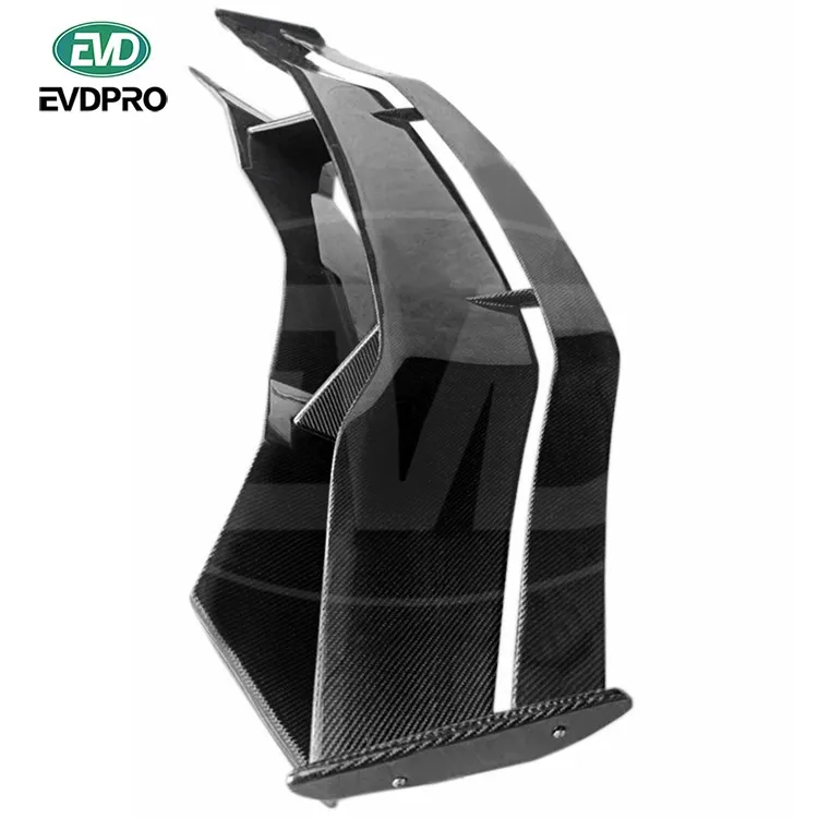 For Lamborghini Aventador Lp700-4 Lp720 Lp750 2011-2017 Gt Style Carbon Fiber Rear Spoiler