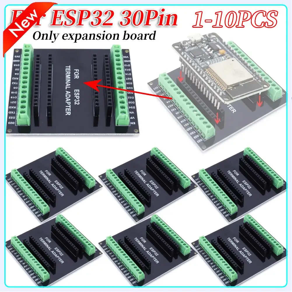Módulo ESP32 CP2102 NodeMCU-32S Lua 30Pin GPIO 1 en 2 CPU de doble núcleo GPIO WiFi Bluetooth módulo de baja potencia compatible
