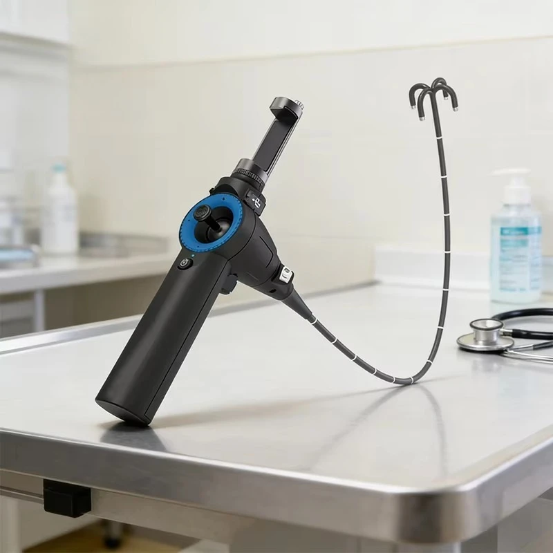 High Definition 720P Veterinary Hysteroscope Kit ABS Durable Reusable Vet Gynecological Diagnostic Instrument For Canine