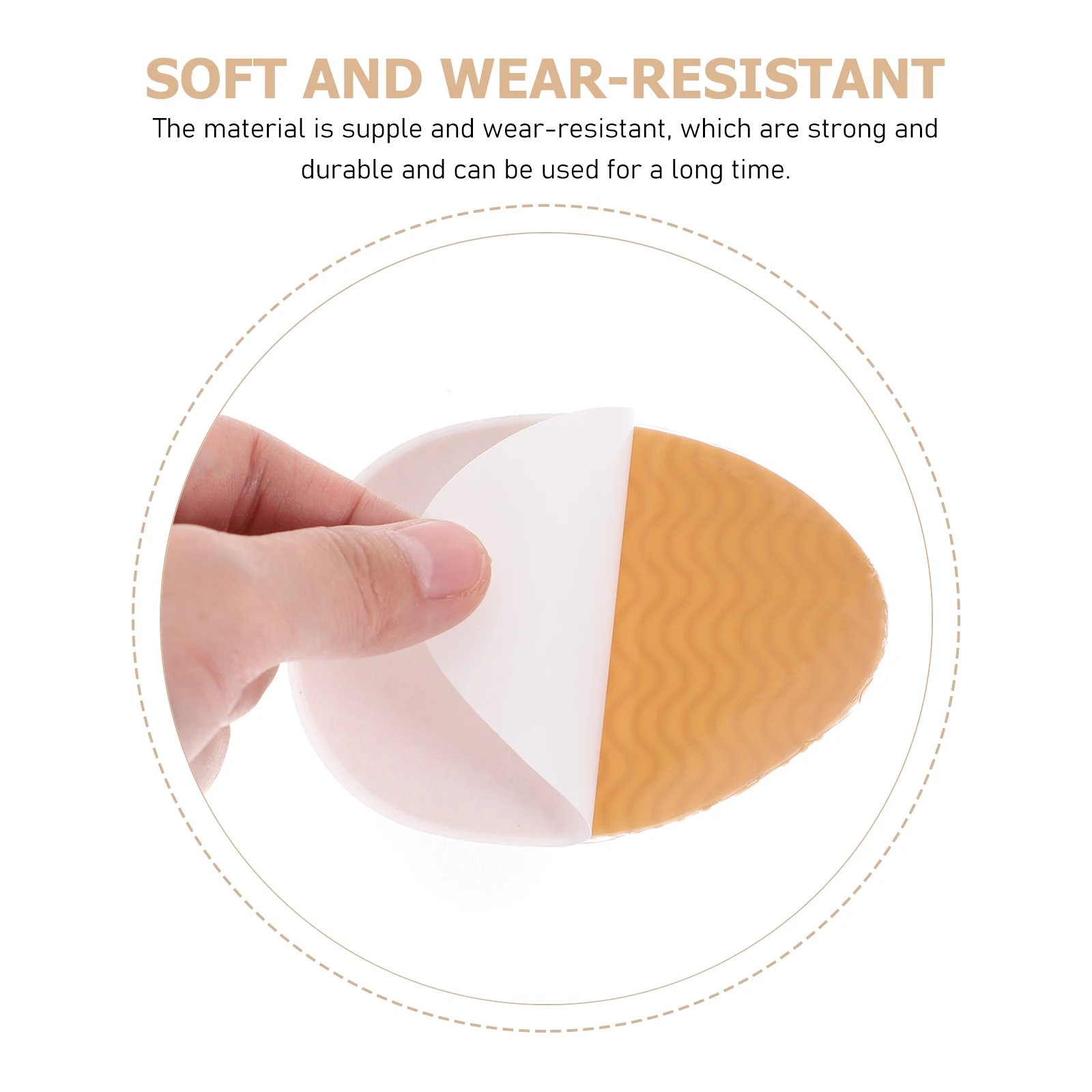 

2 Pairs Non-slip Anti-slip Stickers for Soles Woman Tape Shoes Acrylic Adhesive Grip Self-adhesive Protector