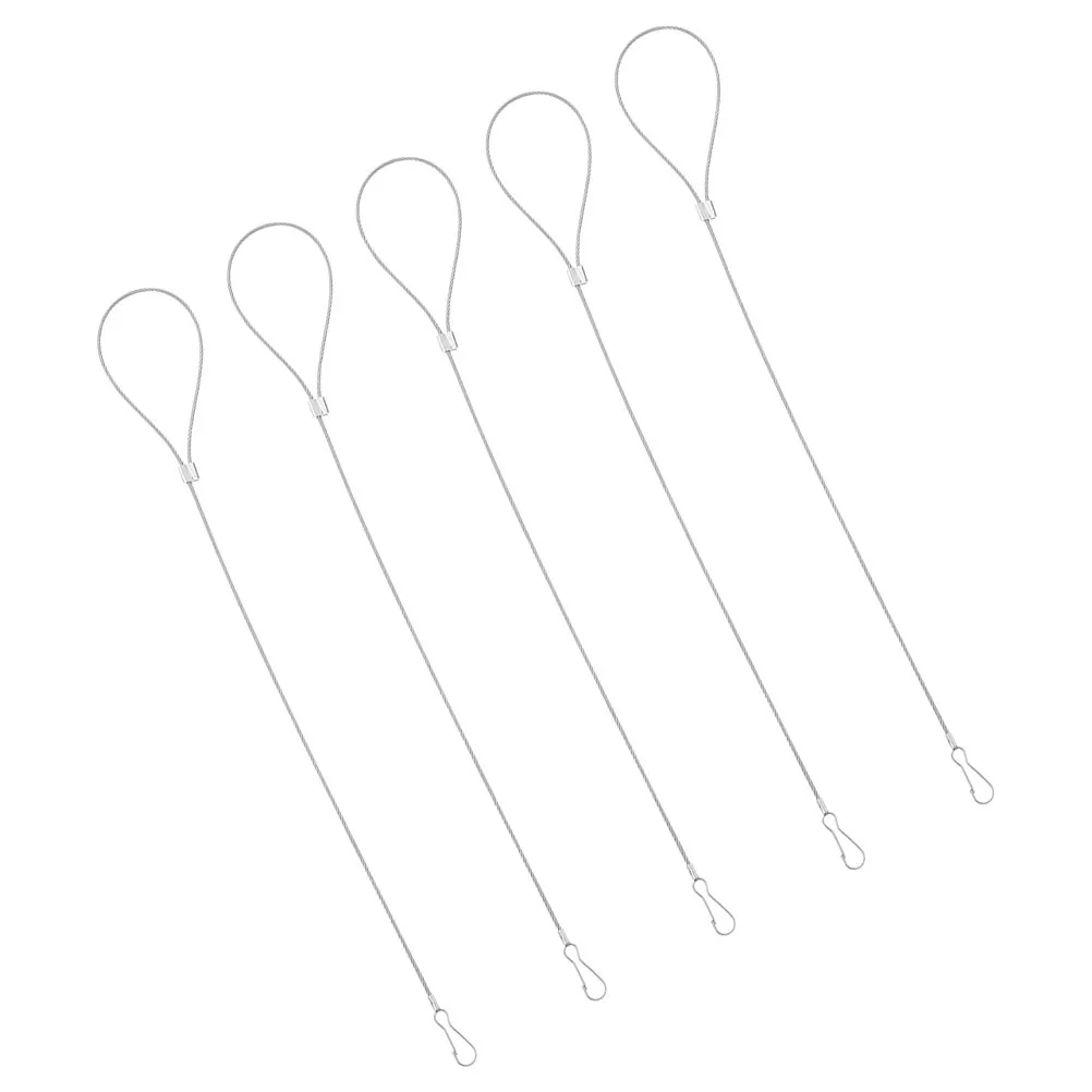 5 قطعة كابل البوابة الفولاذ المقاوم للصدأ قابل للتعديل لحديقة سياج ساحة المعادن سحب بوابة مزلاج سلسلة لحديقة الحبل الأجهزة الأمنية