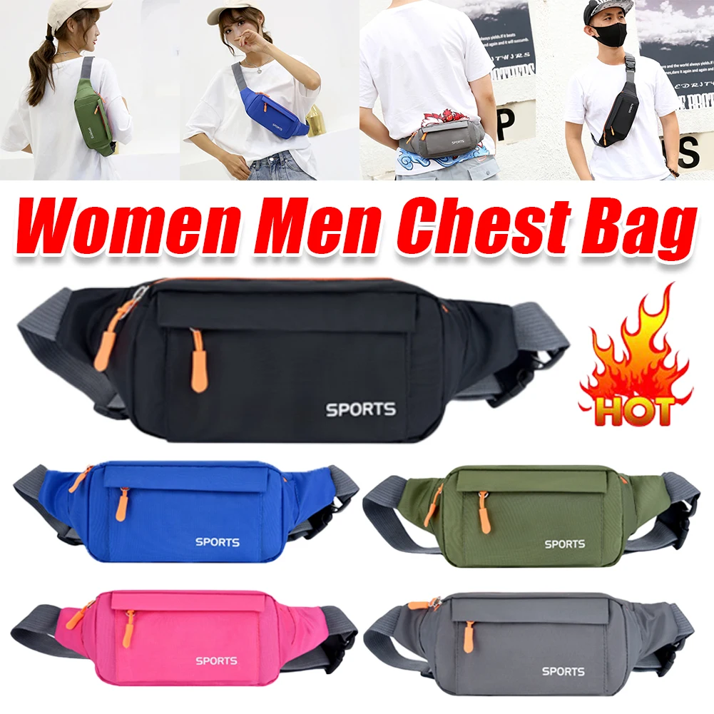 

Women Men Chest Bag Sling Backpack Goes With All Outfits Shoulder Bag Waterproof Waist Bag for Travel Hiking Cycling Fanny Pack