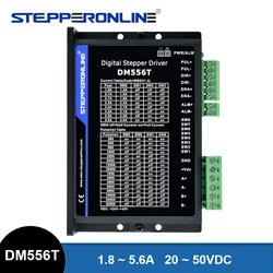 STEPPERONLINE DM556T Stepper Motor Driver 20-50VDC 1.8~5.6A Digital Stepper Motor Controller for Nema 17/23/24/34 CNC Motor