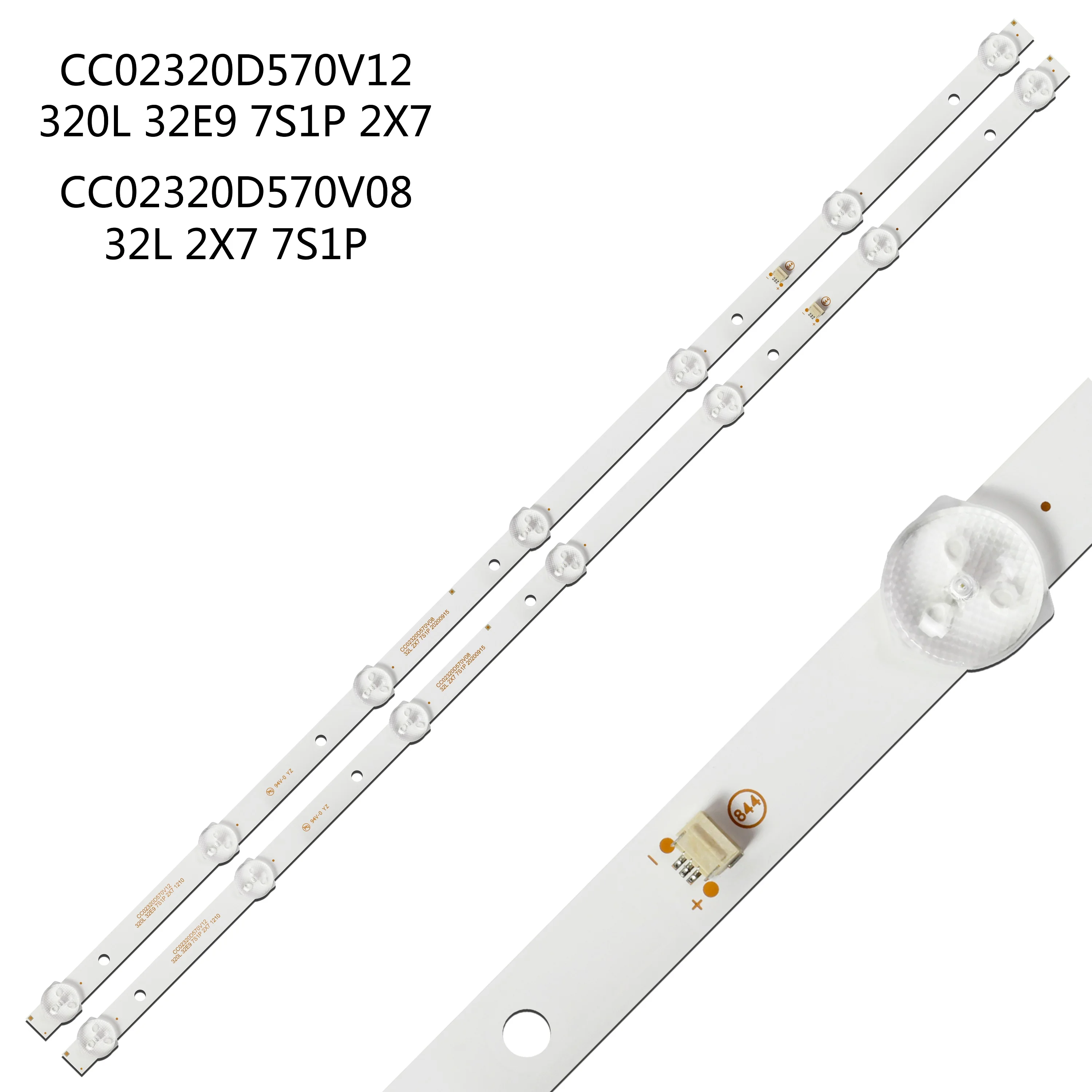 

Светодиодная лента 1/10/35 комплектов CC02320D570V02 CC02320D570V08 32L 2X7 7S1P RTDVD3215-B 32E9 C1L 029108 STV-LC32ST3001F LEA-32L42GS 32HS111X