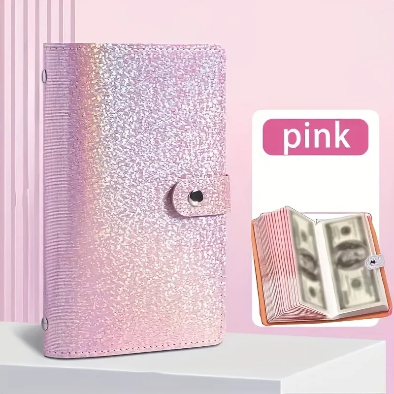 A6 Notebook, High-Capacity Storage for Saving Money, 50 Pages, Can Hold 100 Banknotes, Ideal for Storing Currency Photos