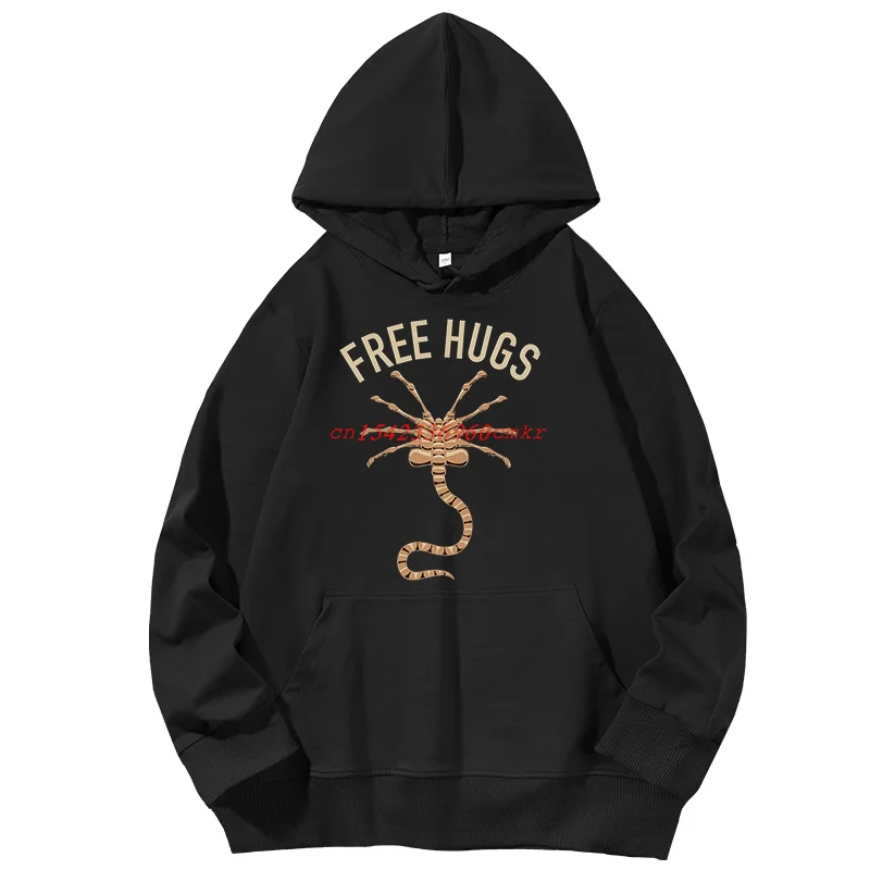 

Free Hugs Xenomorph Funny Graphic Hoodies Spring Autumn New In Hoodies Sweatshirts Cotton Long Sleeve Unisex Sports Sweatshirt