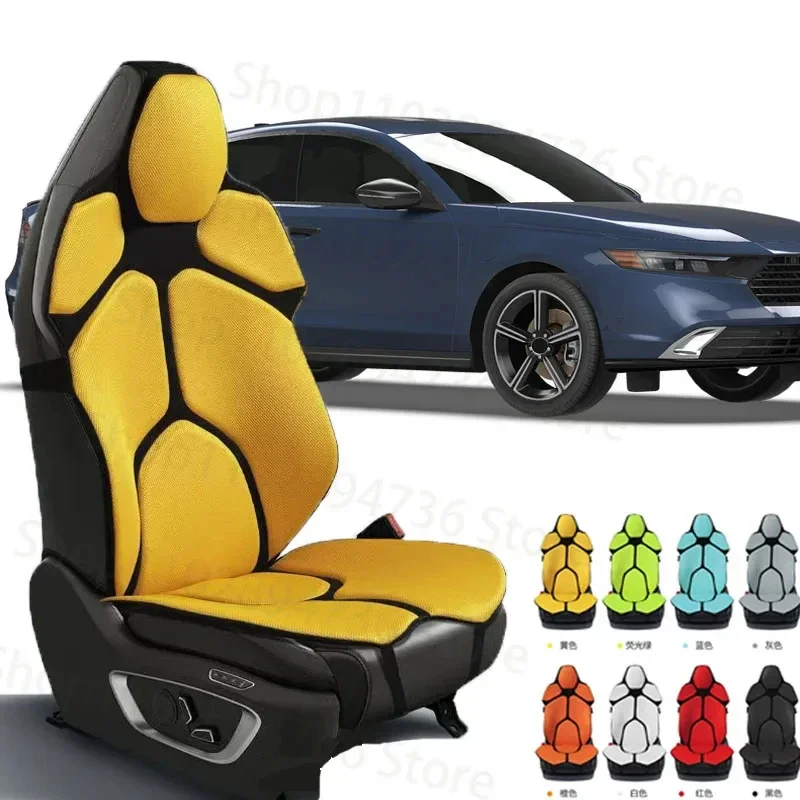 

FOR Honda Series Cushion Car Seat Chair Back Mesh Lumbar Back Brace Massage Back Pad Support Home Office Accessories