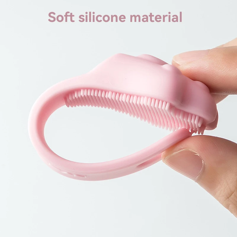 Finger Shape Silicone Face Cleansing Brush Facial Cleanser Pore Cleaner Exfoliator Face Scrub Washing Brush Women Skin Care Tool