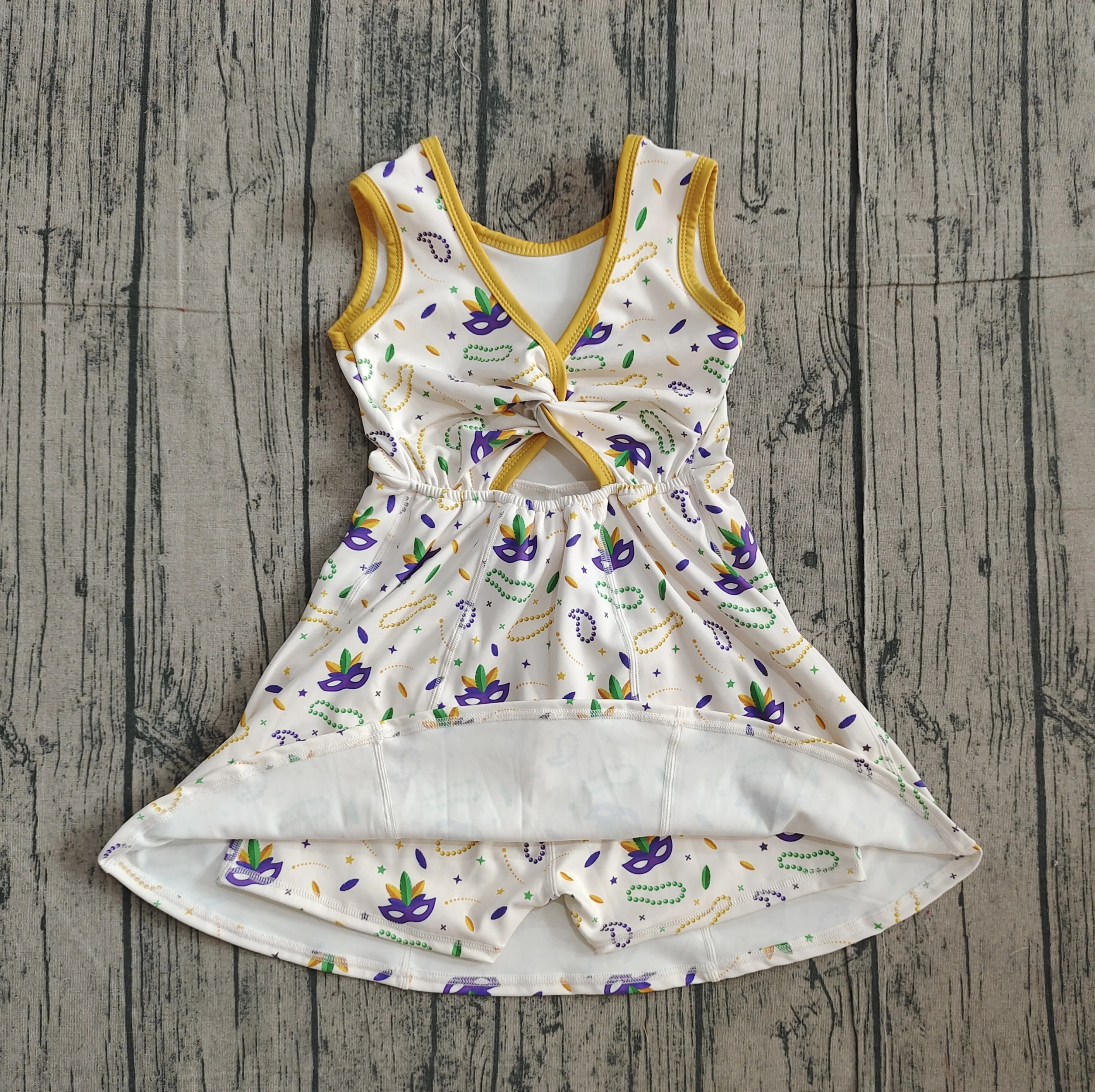 Z1117-26 GSD2951 Presale Kids Girls Clothes Short Sleeve Baby Fashion Dress