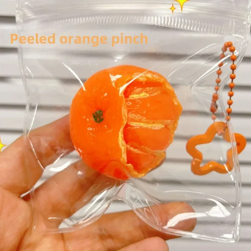 Squihy Trage Rebound Geschild Oranje Leuke Stress Relief Speelgoed Cure Kantoor Stress Reliever Vent Fidget Speelgoed voor Kinderen Meisje Gift