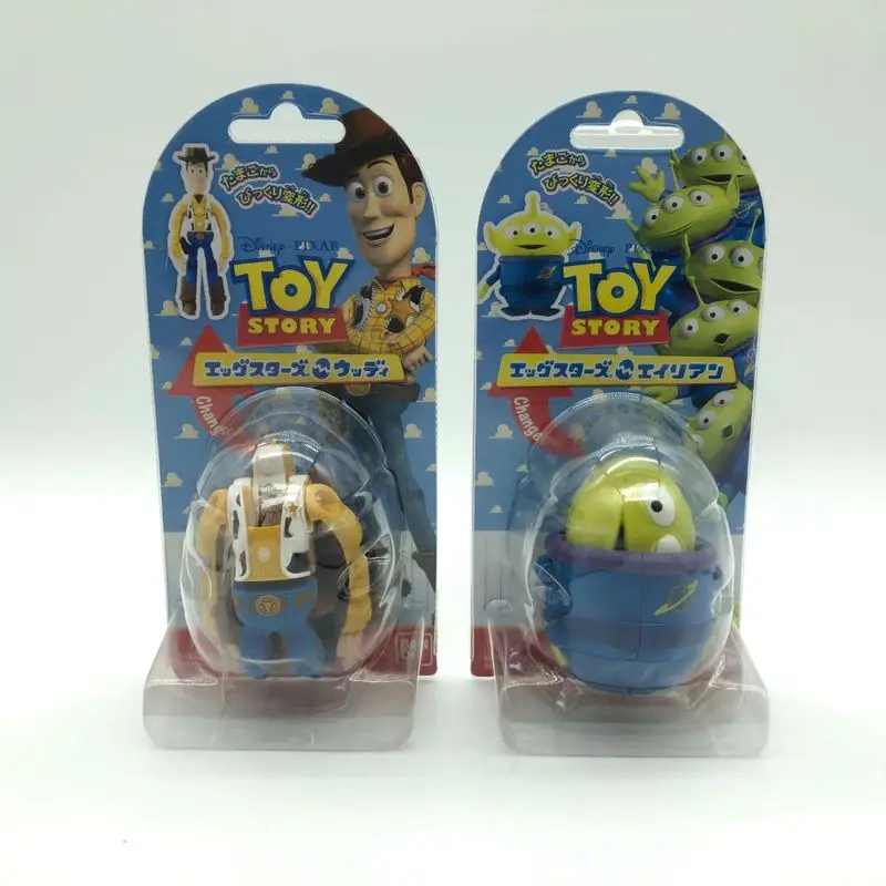 

Trick-or-treaters Toy Story Twister Shifter Buzz Lightyear Woody Three-Eyed Monster Mini Funky Egg can do it