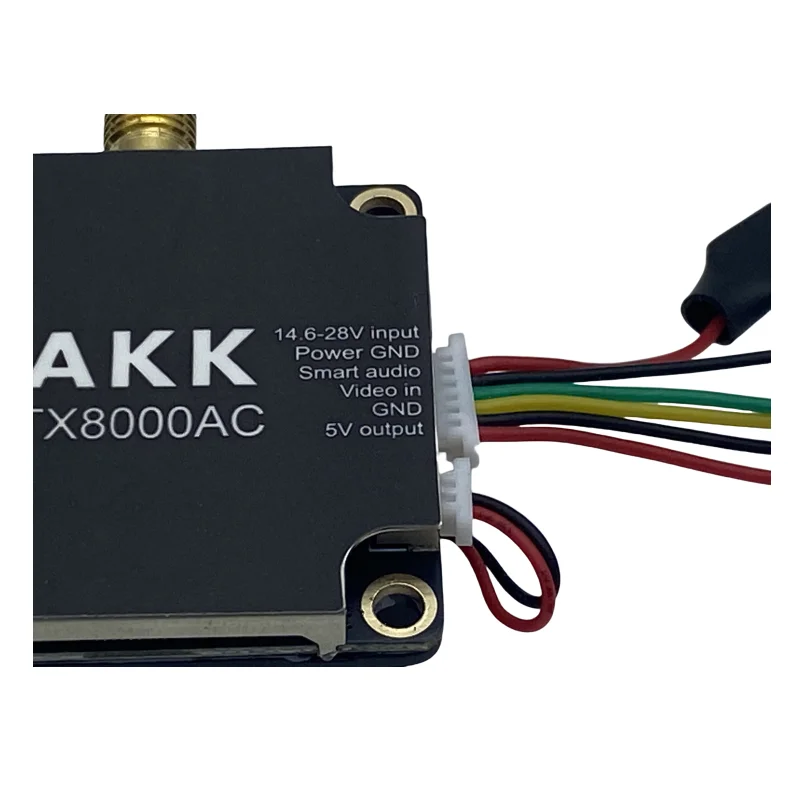 AKK 5.8G 8W FPV ワイヤレスビデオトランスミッター 8000mW ドローン VTX 40km 超長距離ビデオ送信機