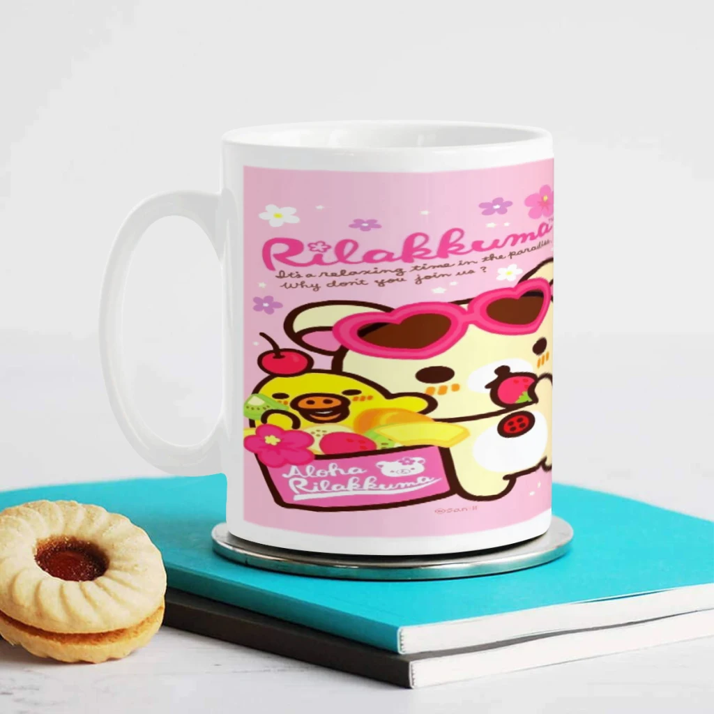 Rilakkuma Ceramics Coffee Mug Cute Gamer Birthday Gift Back To School Mug