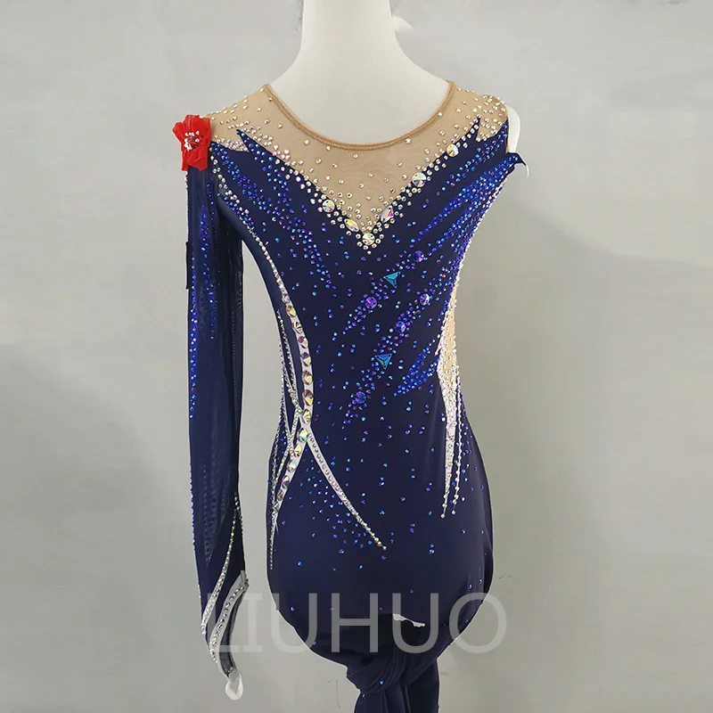 LIUHUO Figure Skating Performance Clothing Children\'s Adult Skating Performance Grading Examination