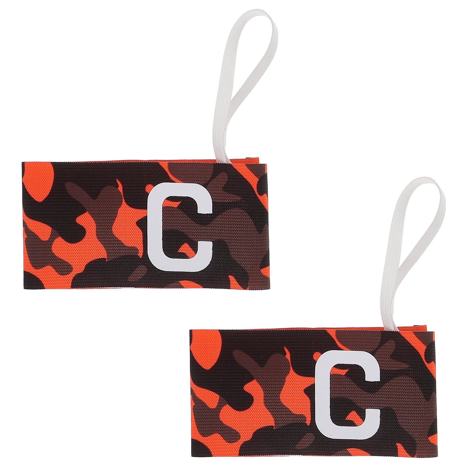 

2Pcs Captain Armband Bands Football Soccer Training Accessories Kids Compression Golf Orange Men Women Team Sports Leader Arm