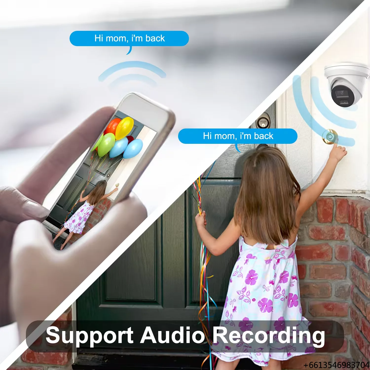HiK OEM 8MP IP Camera Poe Turret Outdoor Camera Dual-Light Color Night Vision Human/Vehicle Detection Poe Ip Camera