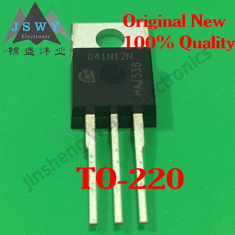 4 pieces free shipping IPP041N12N3G 041N12N 120A120V MOS tube TO-220 100% brand new and original latest electronics