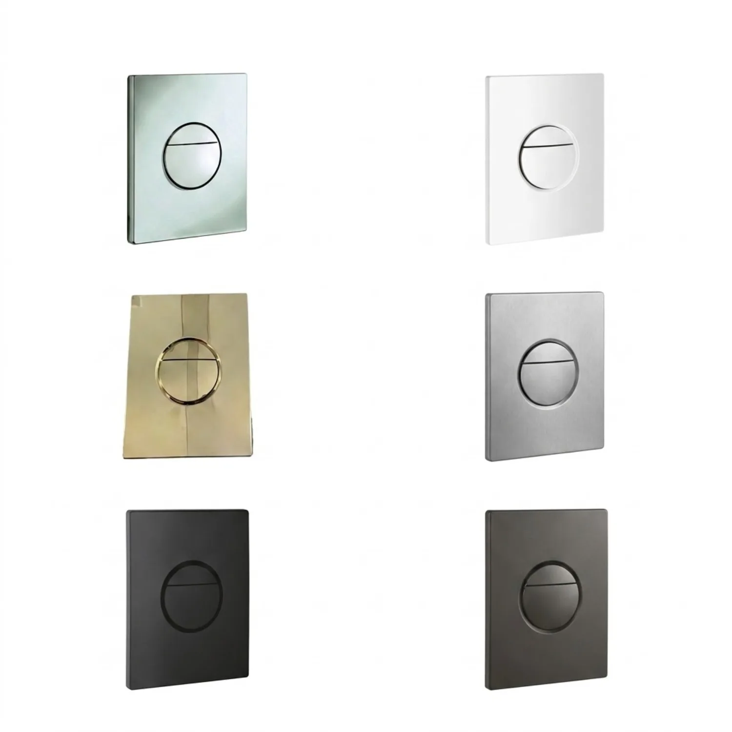 Dual Flush Flush Plate Compatible with Grohe Nova Cosmopolitan 38765SH0 Concealed Cistern Push Button Replacement