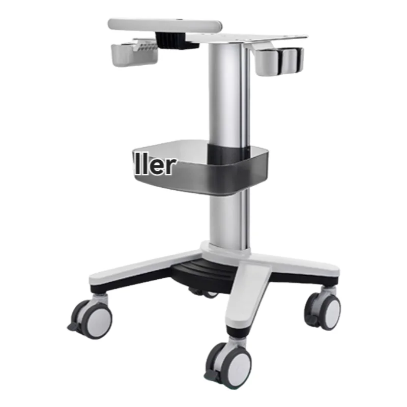 KOTUMY MT1 Medical B-Ultrasound Trolley, Mobile Hospital Instrument Cart, Portable Medical Equipment Workstation with Silent Cas
