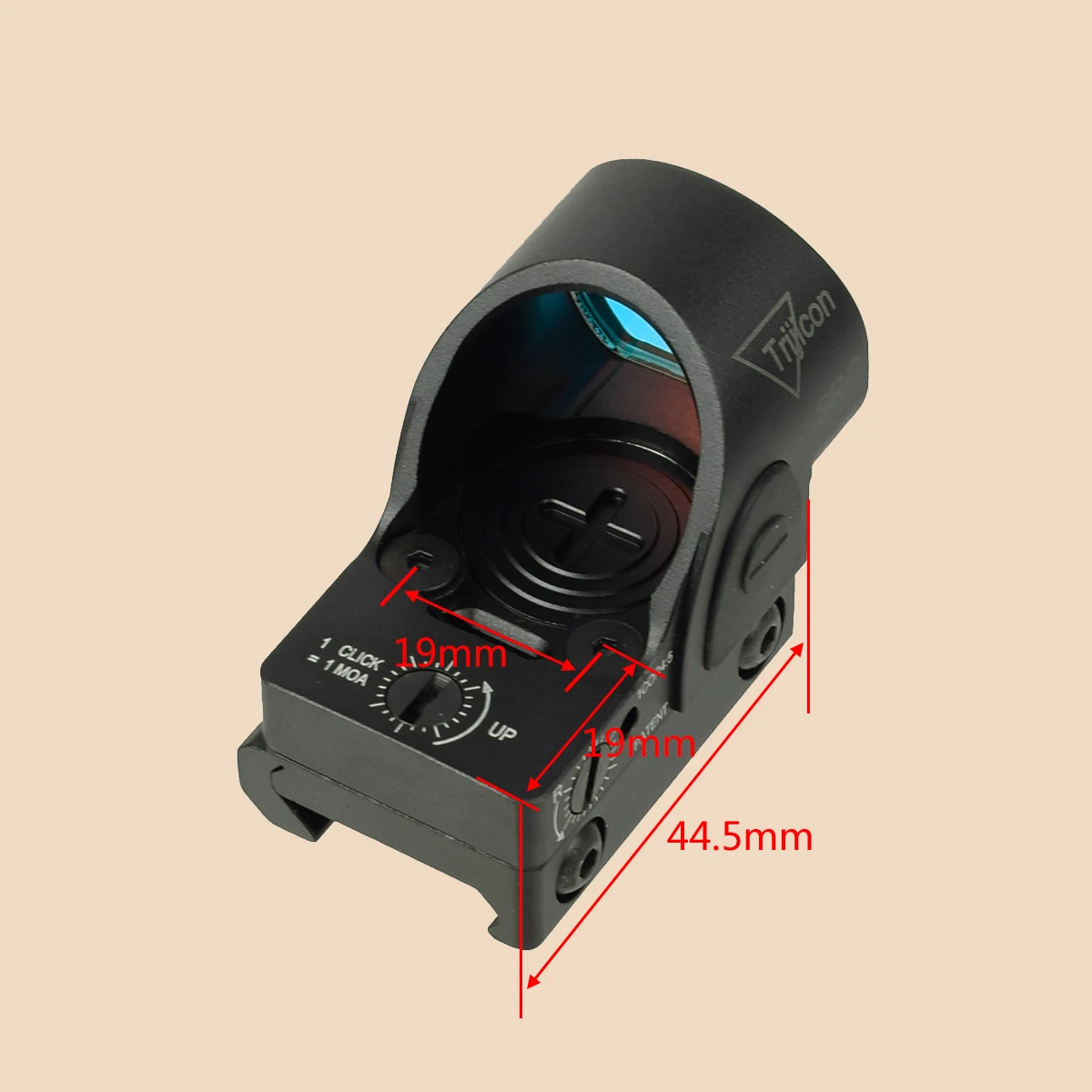 Tactical Trijicon RMR SRO Red Dot Sight Reflex Scope Optics Riflescope For Glock 17 19 MOS Airsoft Weapons AR15 20mm Rail