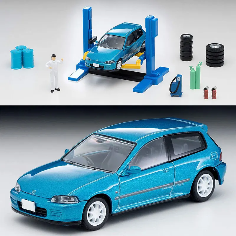 

TOMY TLV 06A автомобильный подъемник Civic SiR набор для гаража JDM Ограниченная серия имитация смолы сплав статическая модель автомобиля игрушка подарок