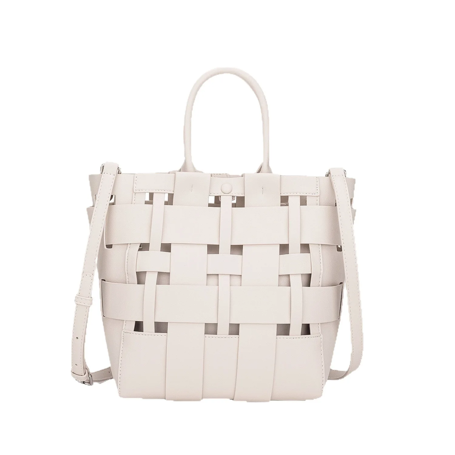 حزمة تصميم دلو متدلي على الكتف المائل لعام 2026 مجوفة ومحمولة على الموضة وحقيبة حمل صغيرة ذات سعة كبيرة #4