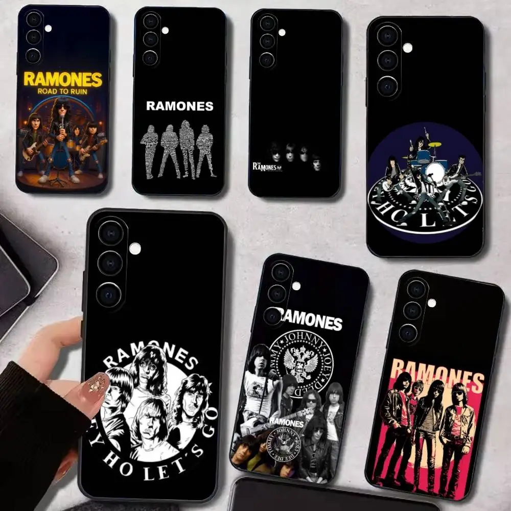 

Punk-Spirited R-Ramones Road to Ruin Phone Case For Samsung Galaxy A73,A72,A71,A70,A53,A52,A51,Others Soft Black Cover