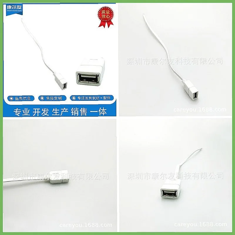 Disposable USB Pressure Sensor Plug Cable with Creative Monitoring for Medicals Use