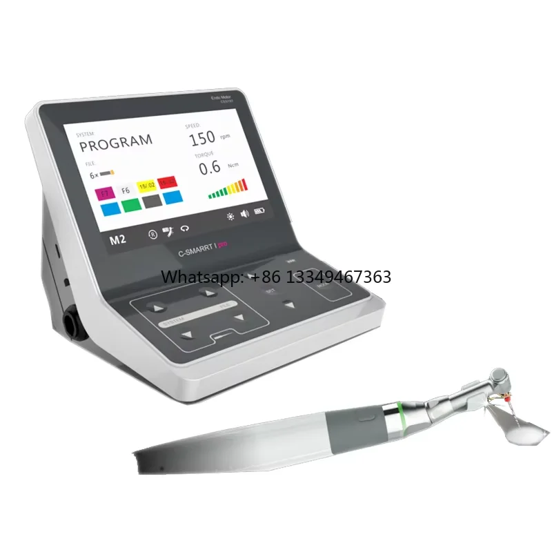 

C-Smart-I Pro Endo Motor With LED Light and Apex Locator/Root canal Endomotor Rotary Files 16:1 Contra Angle