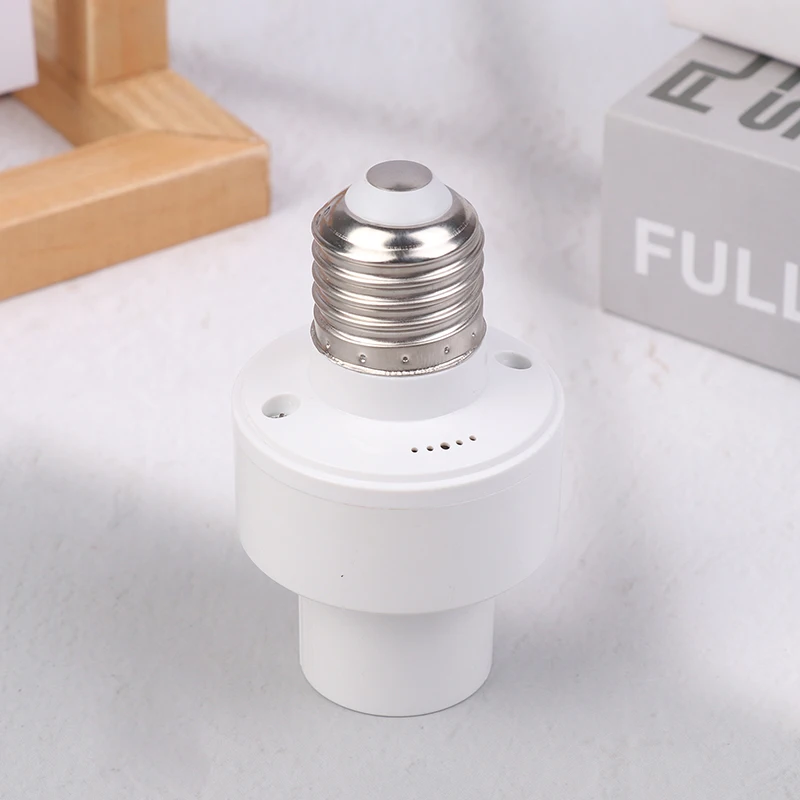 Tuya WiFi BL E27 Smart Bulb Adapter, Suitable for Kitchen/Bedroom, Voice-Controlled via Alexa/Google Home