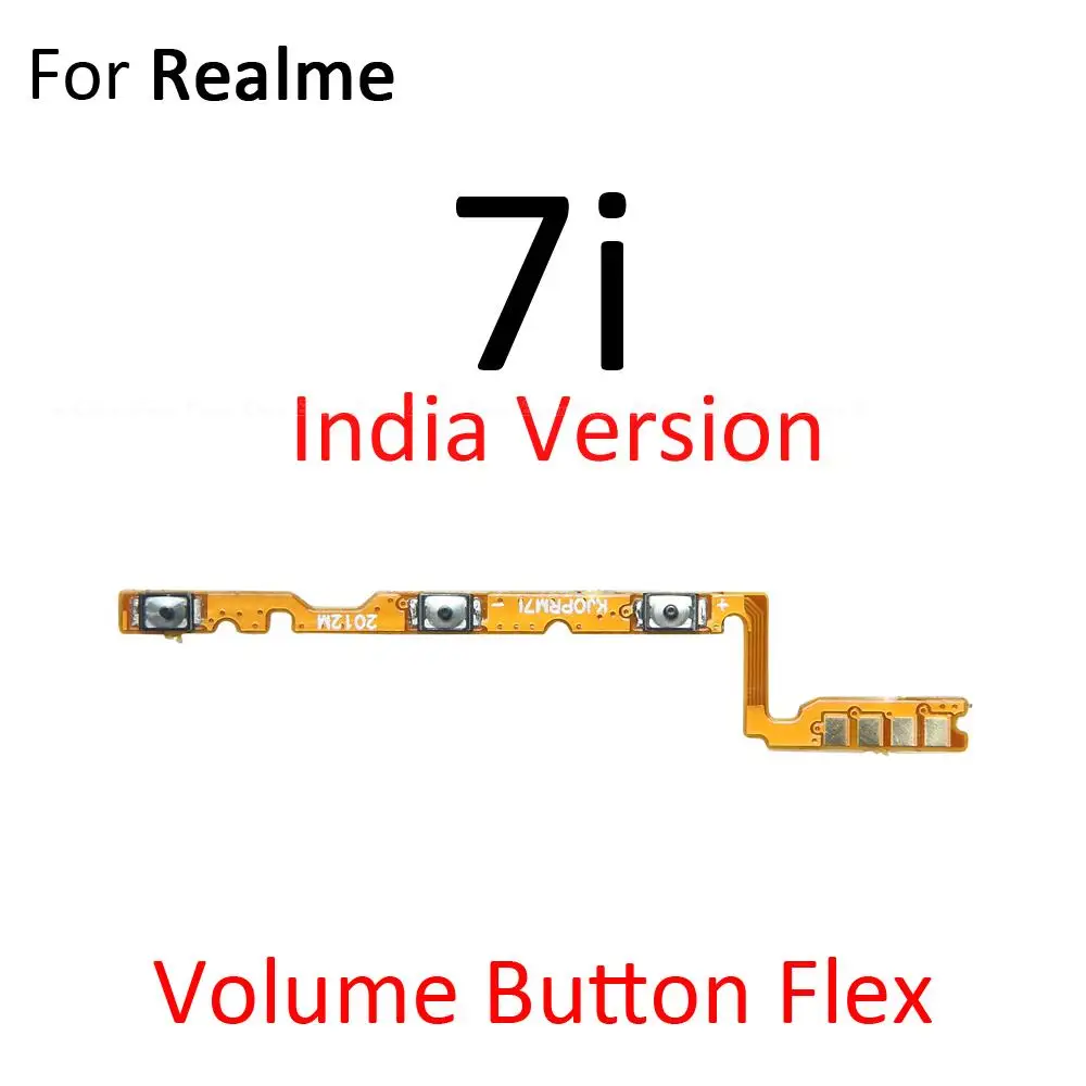 Power ON OFF Mute Switch Control Key Volumen Taste Flex Kabel Für OPPO Realme 8 8s 8i 7i 7 6i 6 Pro Ersatz Teile