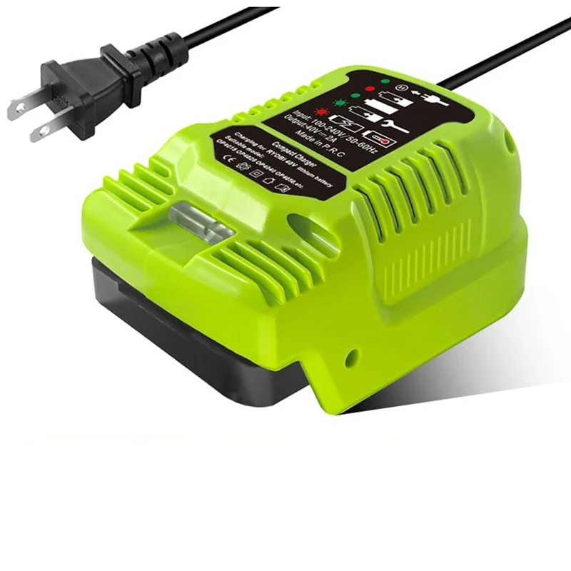 Mini Charger For Ryobi 40V Battery Charger OP4040 OP4050 OP4050A OP40601 OP4026 OP4015 OP4030 Fast Charger US Plug