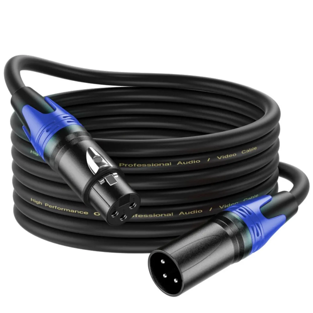 

Canon Plug 3 Pin Signal Cable XLR Adapter PVC XLR Connector Cable 2m 3m 5m 8m Corrosion-Resistant 3Pin XLR Cable