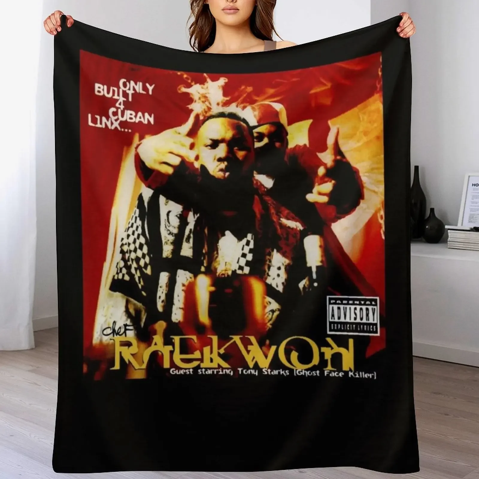 

Only Built 4 Cuban Linx Chef Raekwon Throw Blanket Decorative Soft Throw Blanket for Couch Sofa