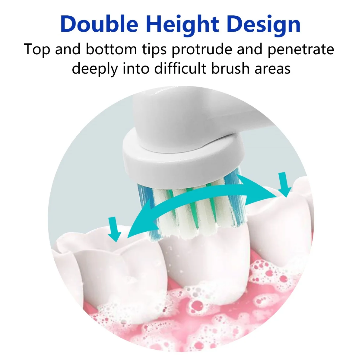 Toothbrush Head Compatible with Oral b Braun Electric Toothbrush, Precision Replacement Brush Heads for Pro Smart Genius, Effici image 5