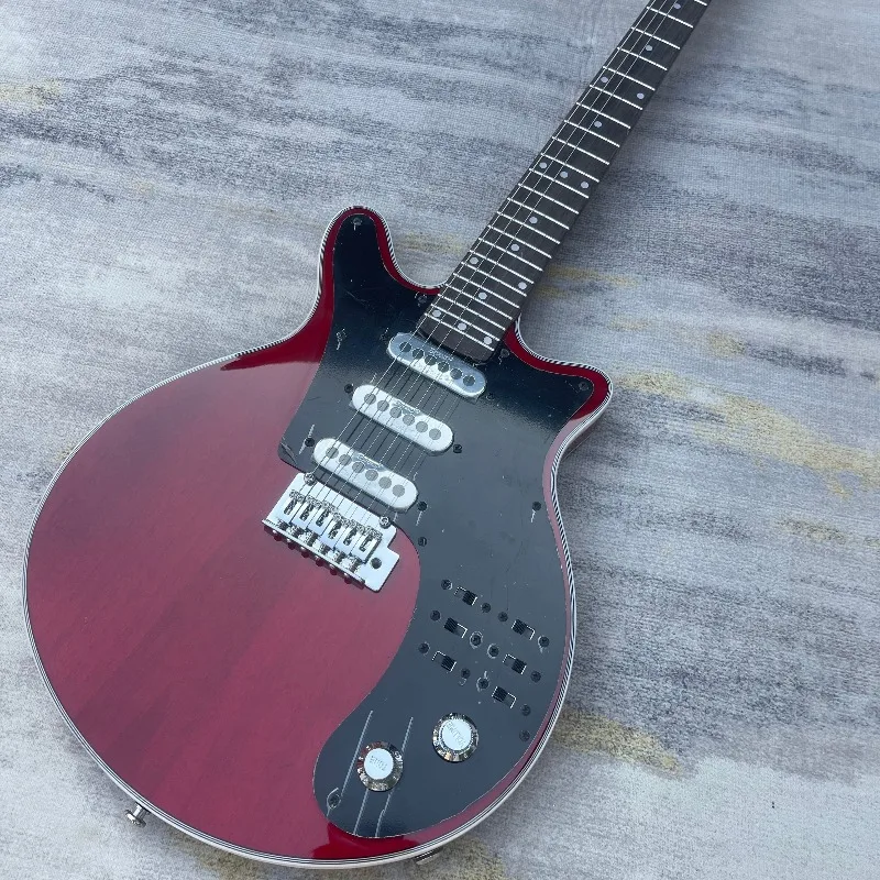 Brian May Red Special Electric Guitar SSS Triple Single‑Coil Pickups 1974 Red Special Rock Live‑Performance Guitar