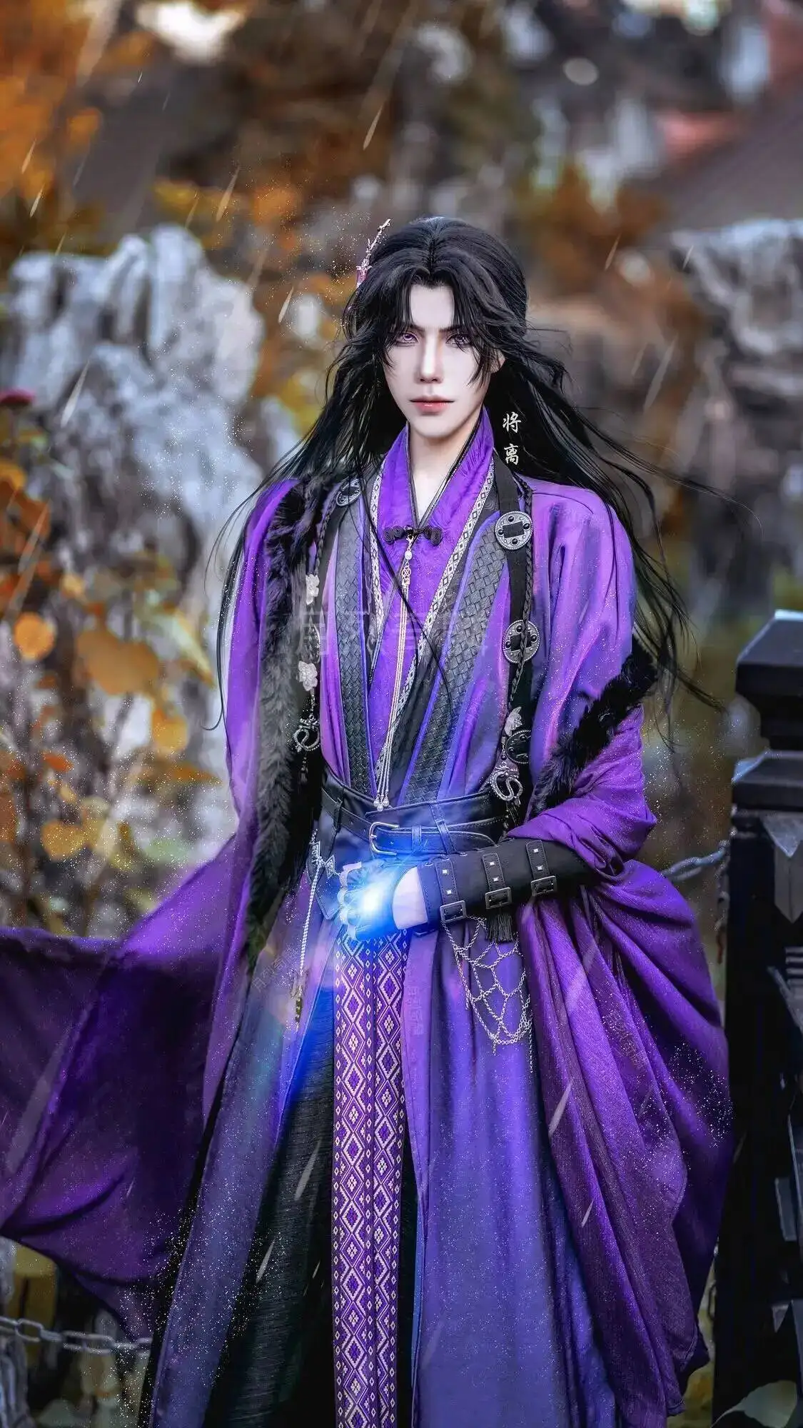 Anime Zu Shi Mo Dao Wei Cosplay Wuxian Jiang Cheng disfraz Hanfu gran maestro del cultivo demoníaco versión juvenil. Halloween