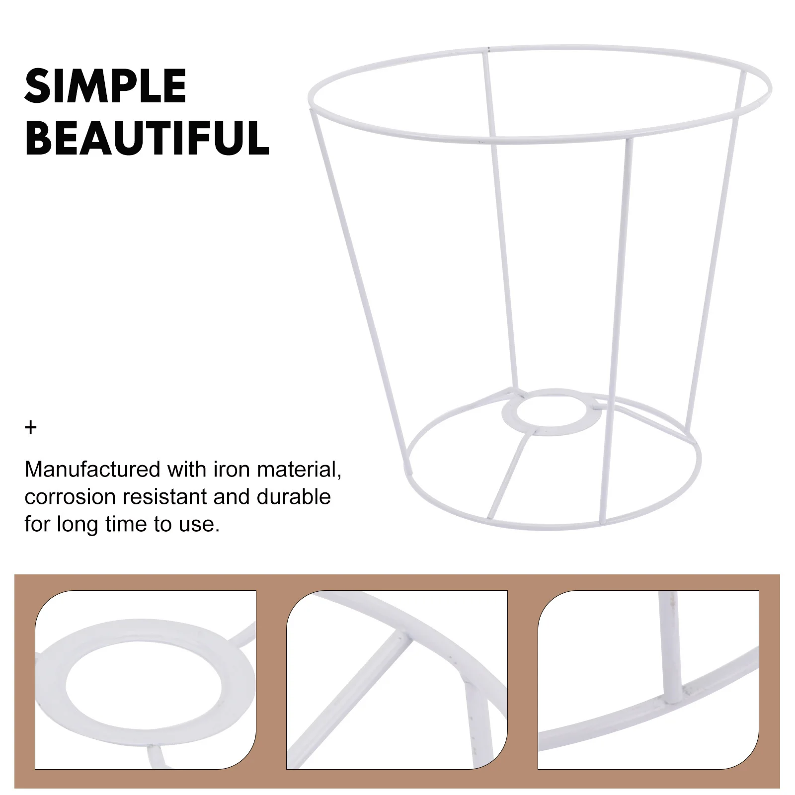 

Рамка абажура, железный прочный кронштейн для абажура «сделай сам», для настольного потолочного светильника, профессиональный светильник, крышка, кронштейн для абажура