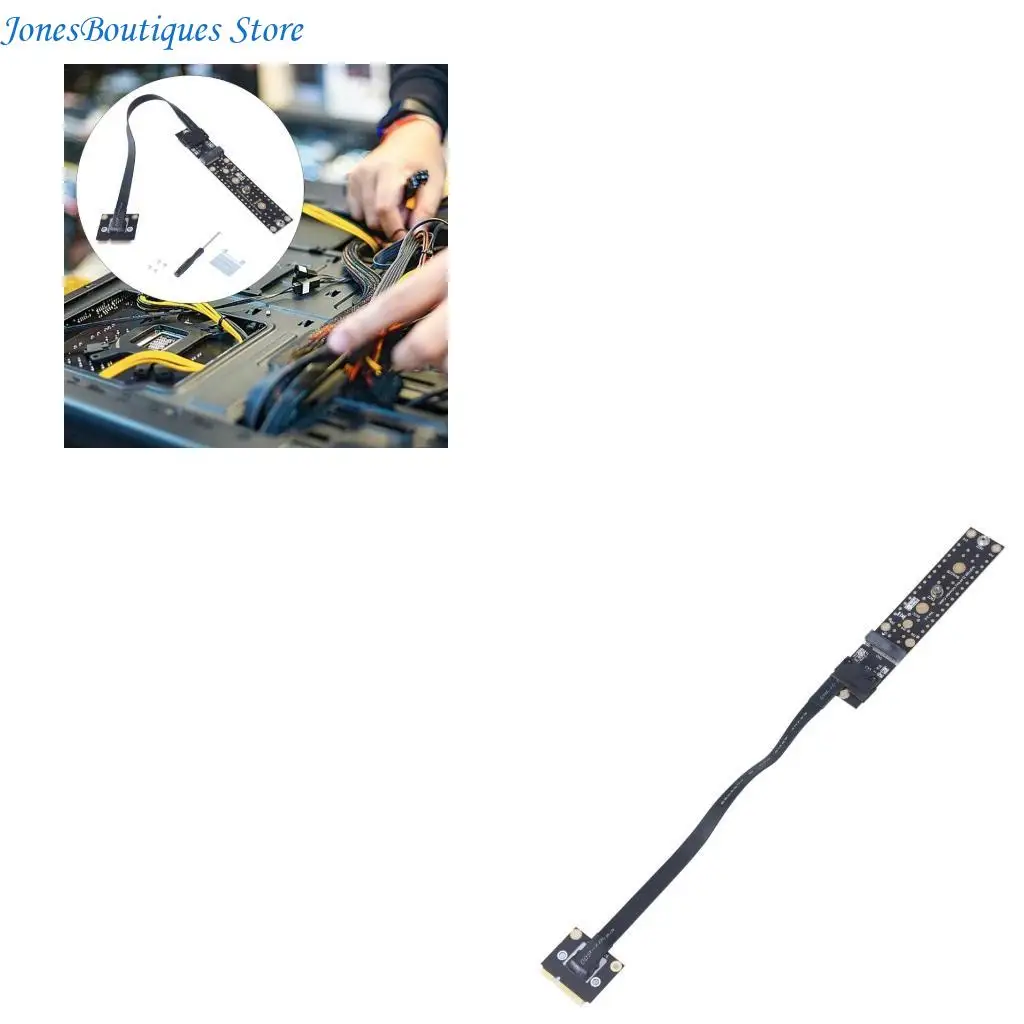 Small PCIe to M.2 M Extension Adapter for Improve Connectivities W8KE