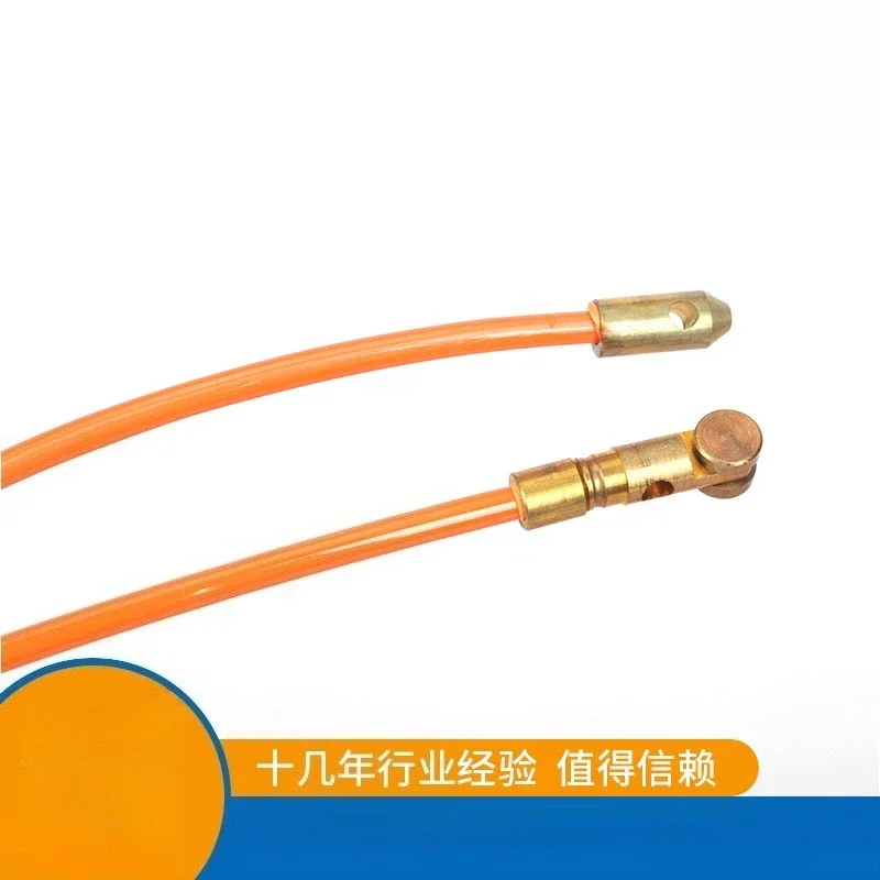 2025 كهربائي برتقالي عجلة عالمية سلك نايلون نفق الأنابيب ثقب كابل مجتذب عراف الرصاص سلك الجدار