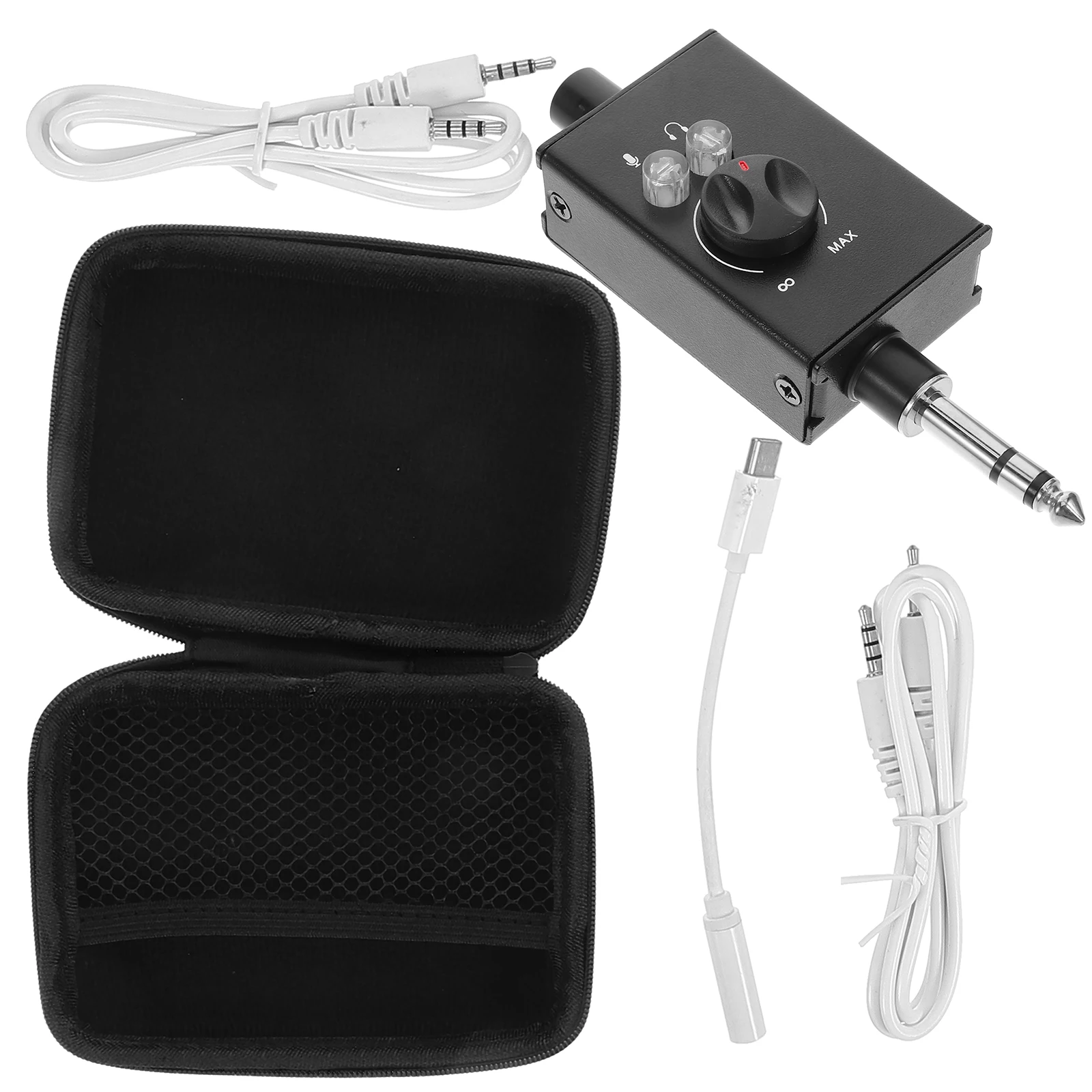 

1 Set Sound Card Mixing Console Digital Audio Mixer For Live Streaming Podcasting Djing Portable Mixing Deck Live Soundboard