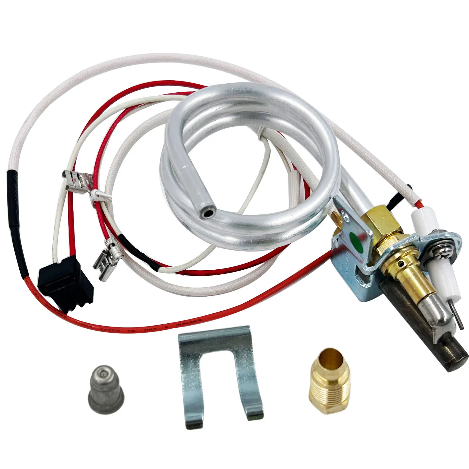 Water heater guide assembly, replace 9007876 water heater thermocouple with 300 301 heat