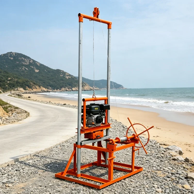 Customized Water Well Drilling Rig, Well Boring Machine, New Compact Drilling Equipment, Portable Water Well Drilling Machine view 5