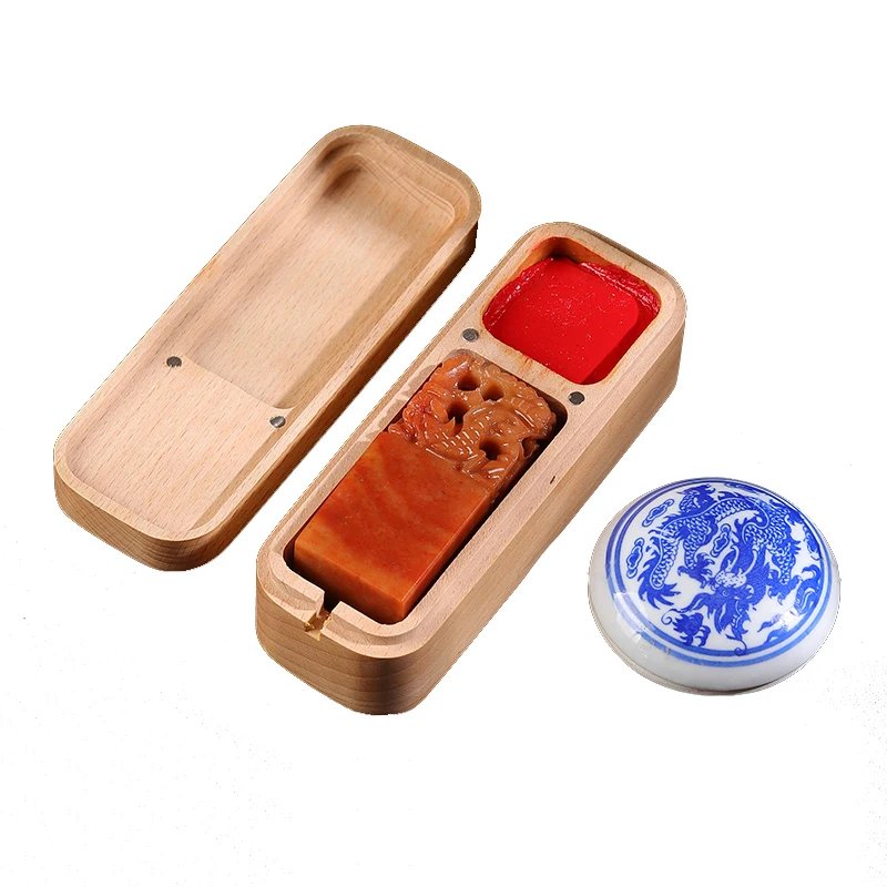 

Каменный штамп Шушань, именной штамп для каллиграфической живописи, студенческий квадратный красный китайский английский корейский штамп Ханко на заказ