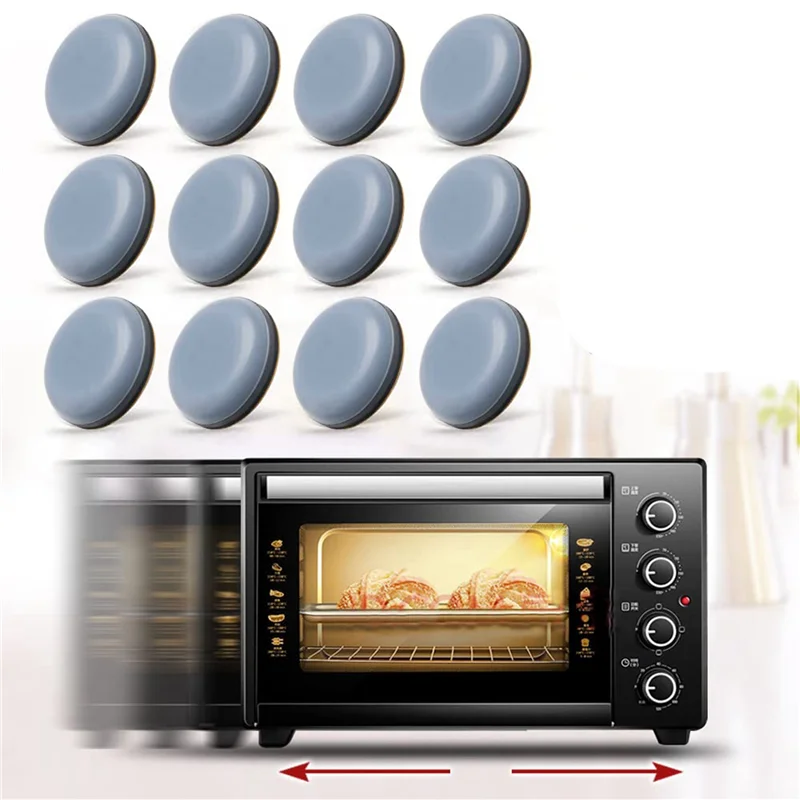 FZFZ 24 pièces curseurs d'appareils de cuisine pour comptoir, plateau coulissant de caddie adhésif Compatible avec la plupart des cafetières, friteuses à Air
