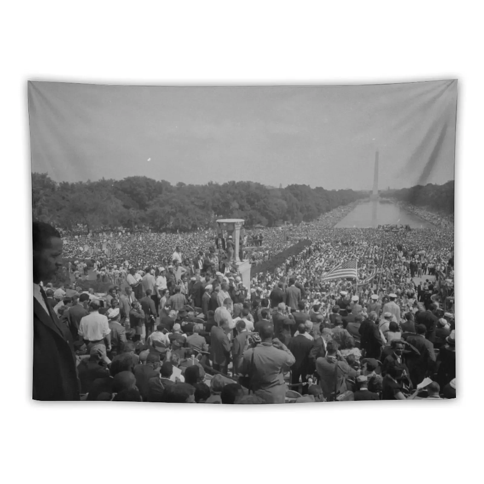 Civil Rights March on Washington August 28th 1963 Tapestry Wall Hangings Decoration Wall Hanging Tapestry