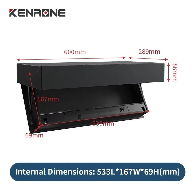 Modern Wall Mounted Storage Rack Hidden Compartment Space Saving Shelf for Bedroom Office Hotel Decor Personal Valuables