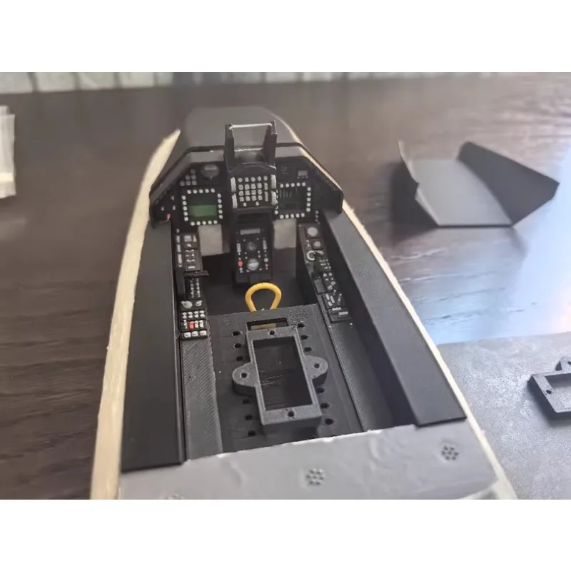 

Scale FPV Cockpit Upgrade Parts FPV Cockpit Conversion Kit for FMS 80mm EDF F-16 RC Electric Aircraft Modified